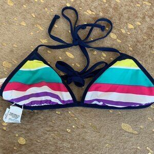Splendid Reversible Triangle Bikini Top NWT